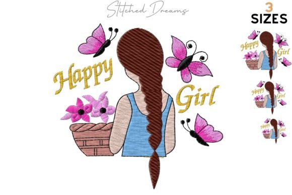 Happy Girl Embroidery Design Review